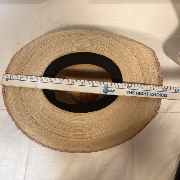 Women’s Bullhide Candy Kisses Cowboy Hat Natural color with Pink  Highlights - Picture 11 of 11